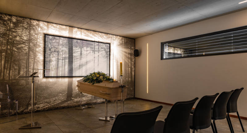 Chapelle funéraire à Vétroz - Valais, équipement high-tech